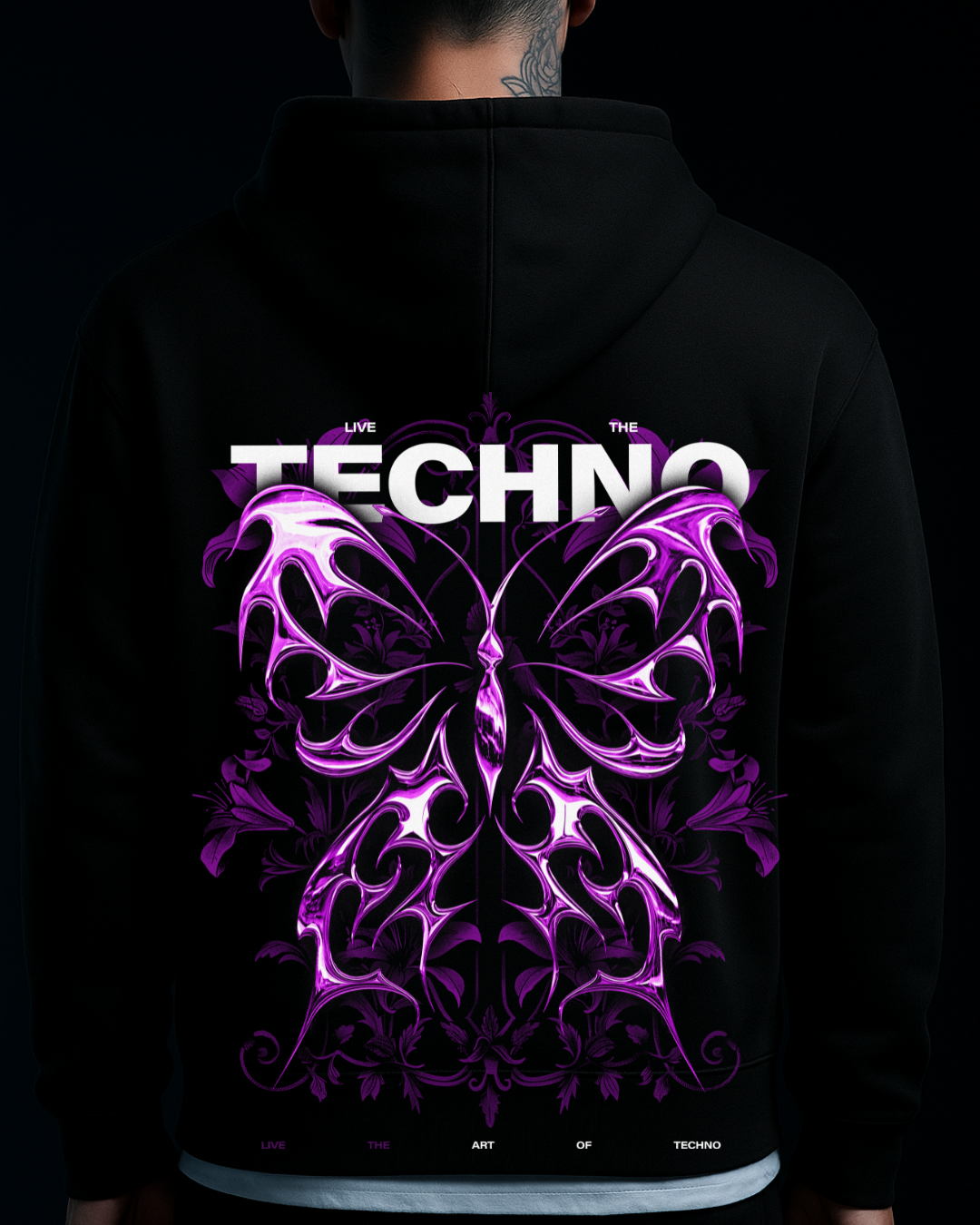 BUTTERFLY - Oversized Zipper Hoodie