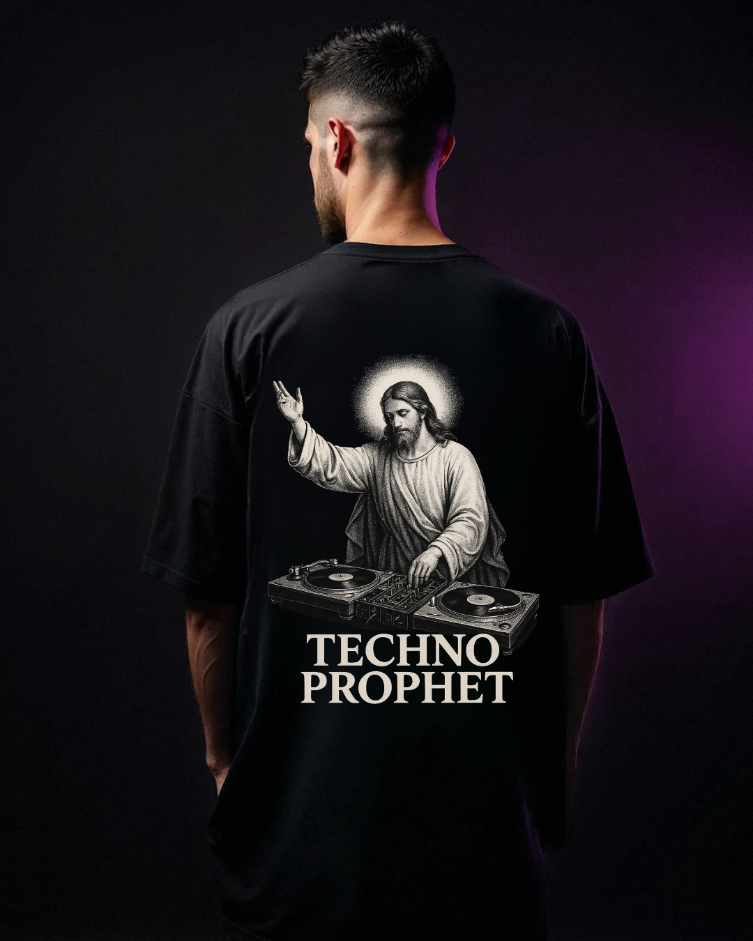 Techno Prophet - Oversized Shirt