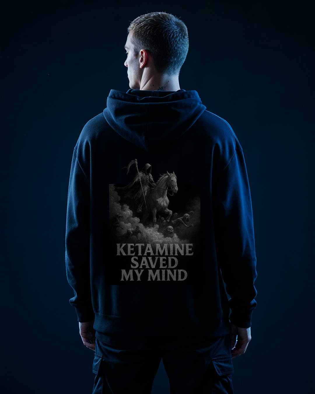 KETAMINE SAVED MY MIND - OVERSIZED HOODIE