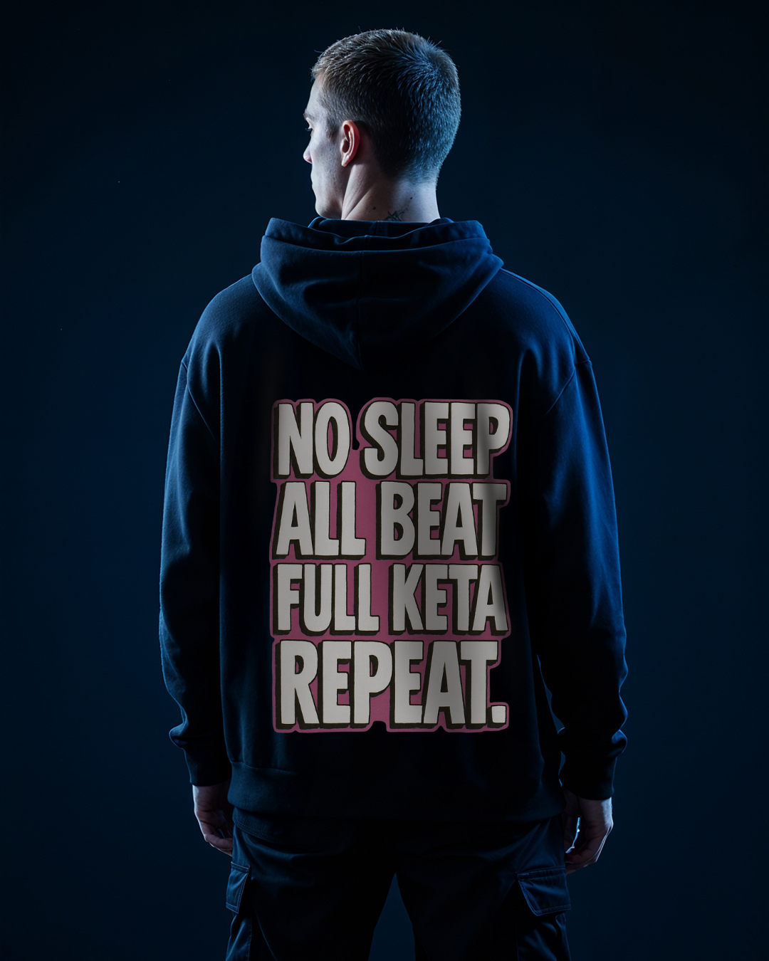 NO SLEEP - OVERSIZED HOODIE