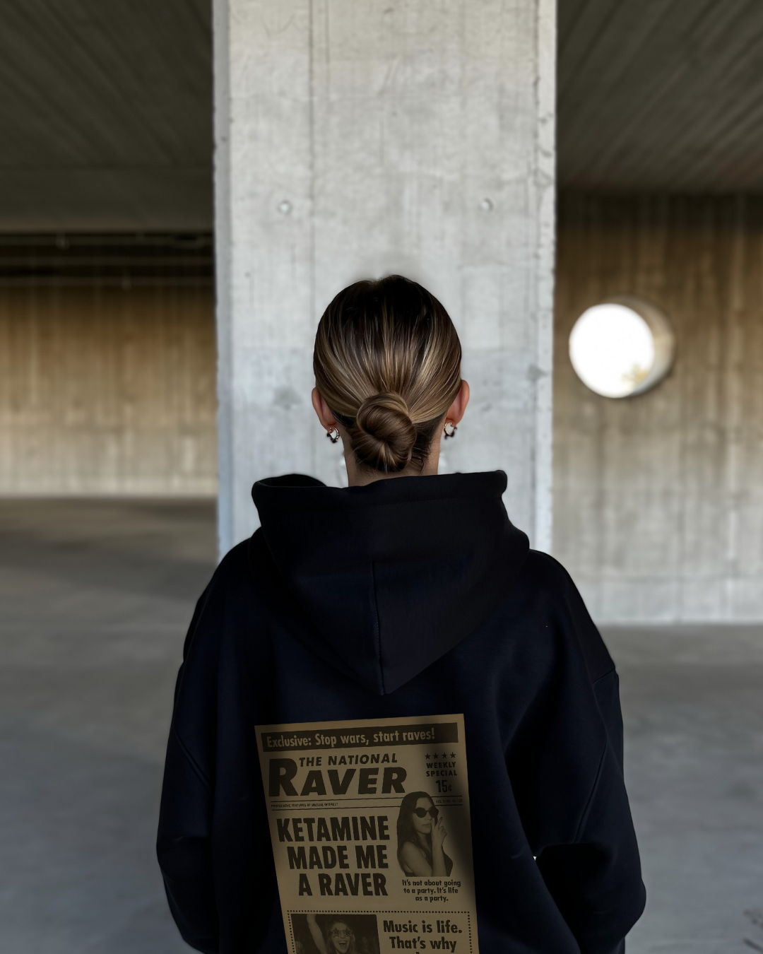 THE NATIONAL RAVER - OVERSIZED HOODIE